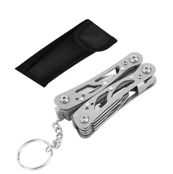 14-in-1 MINI Multitool Pliers Rugged , Practical Portable Pocket Camping Tools