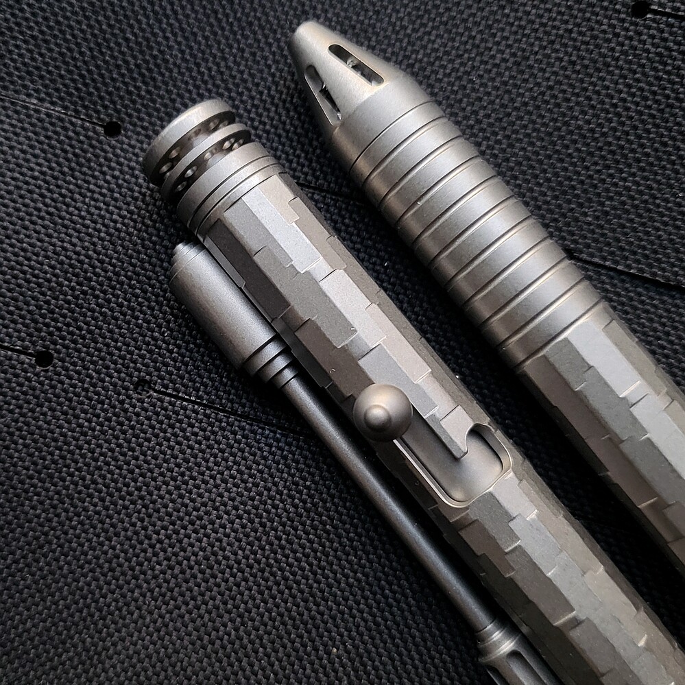EDC Titanium Alloy Mini Pen With Collection Writing Portable Outdoor EDC Tools
