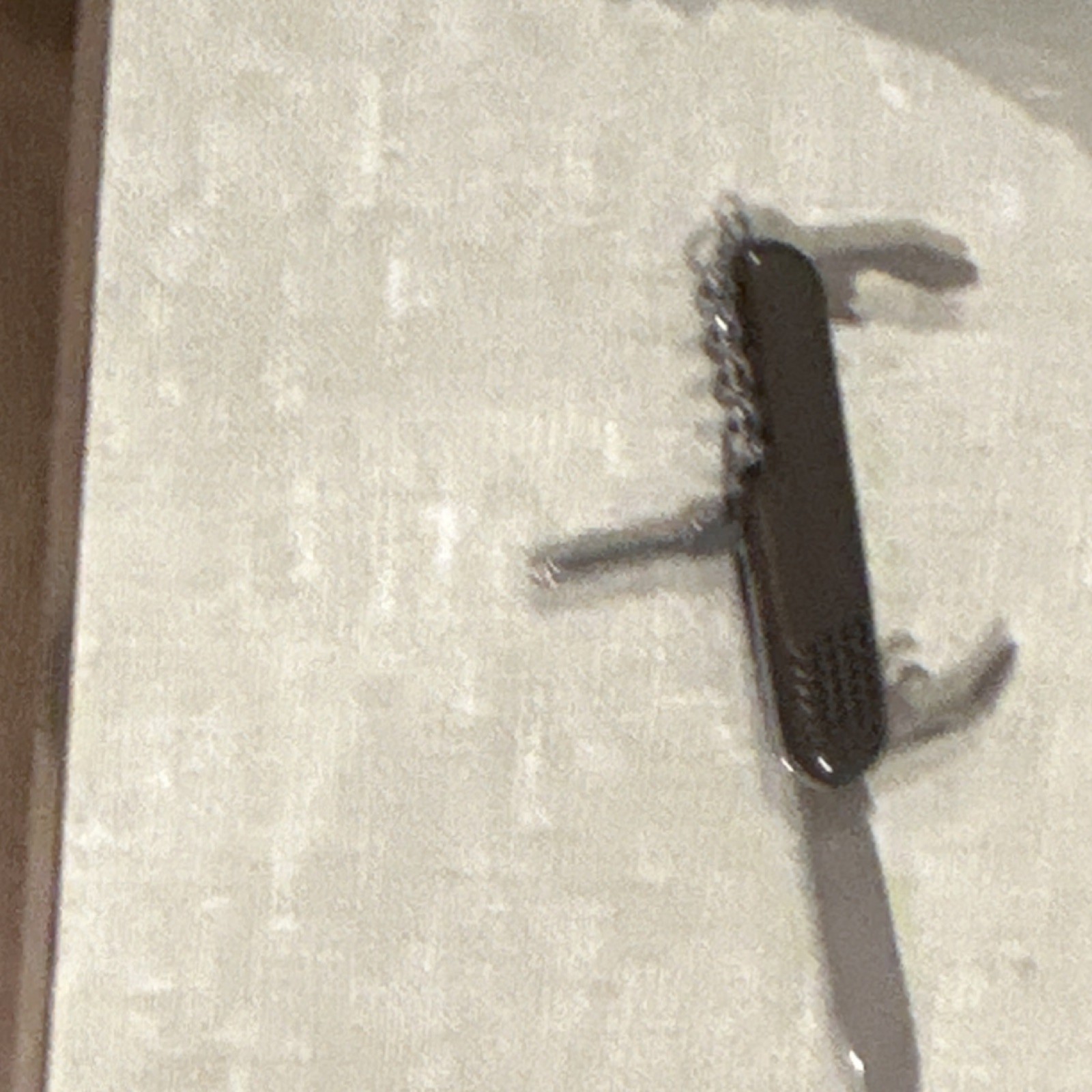 Silver Multi-Tool Stainless Steel Knife, Bottle Opener, Cork Screw, Can Opener