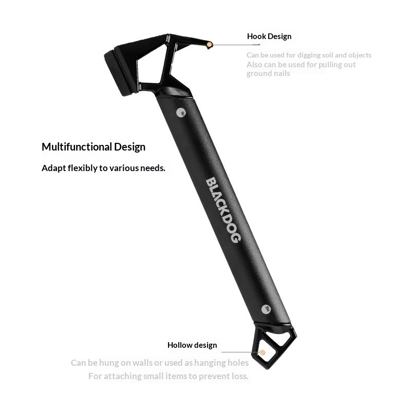 Outdoor multifunctional tools, camping tents, ground nails, hammers