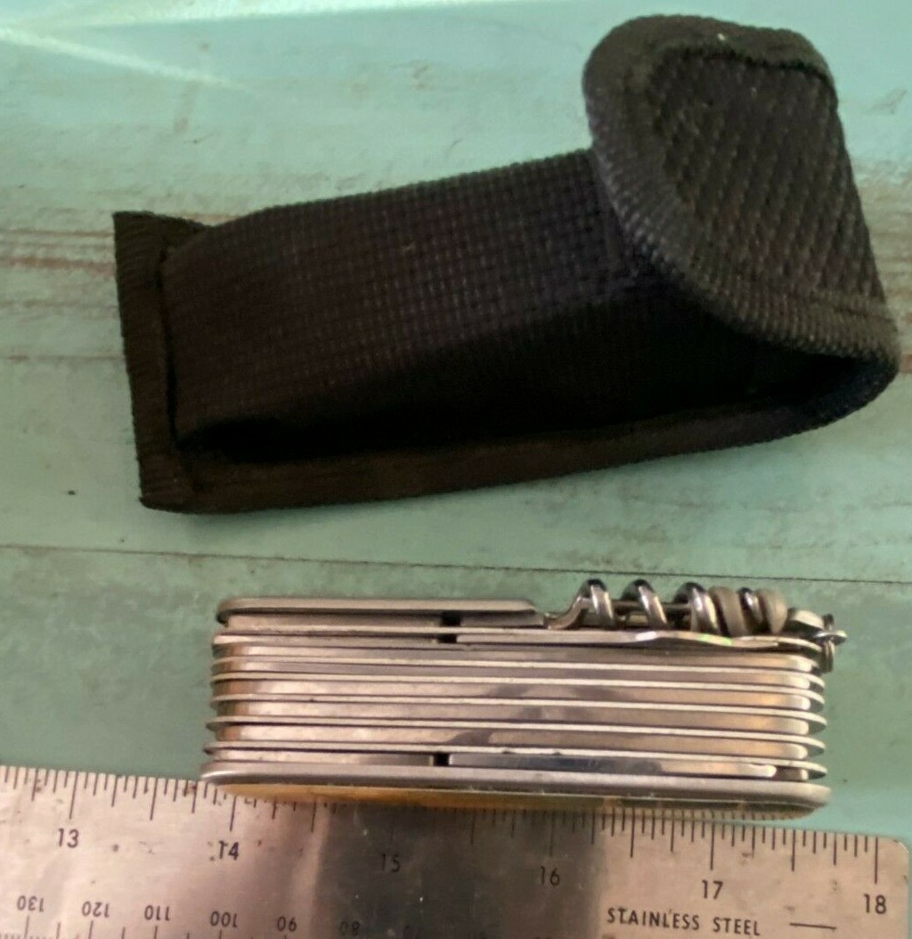 Multi-Function Pocket Knife with Belt Pouch