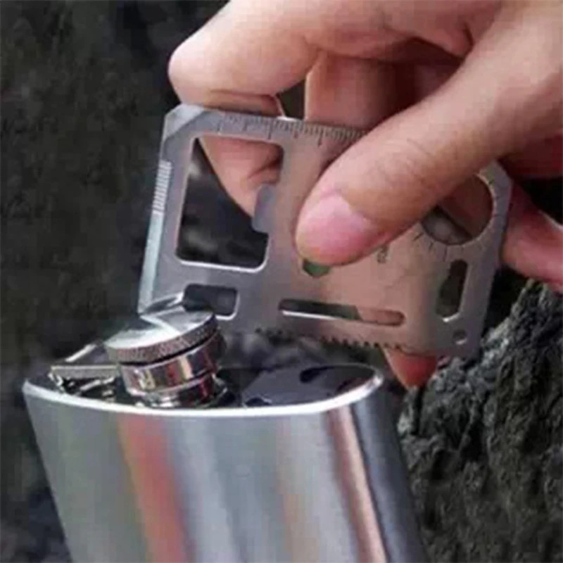 Pocket Tool Multifunction Credit Edc Outdoor Bottle Survive Gear Card Mult