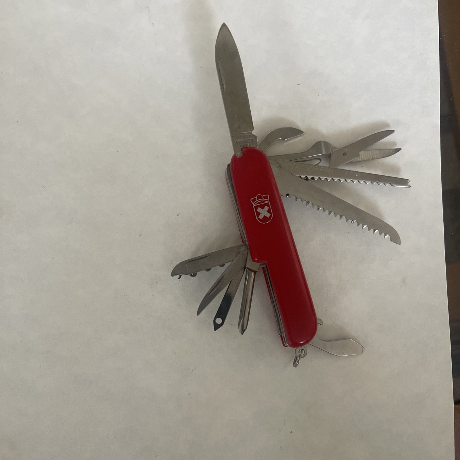 NIB Royal Crest 16-Function Pocket Knife SKA13 Stainless Steel Multi Tool