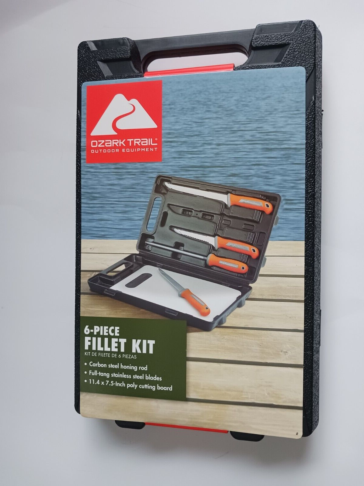 Ozark Trail Outdoor Equipment, 6-Piece Fillet Kit stainless steel blades
