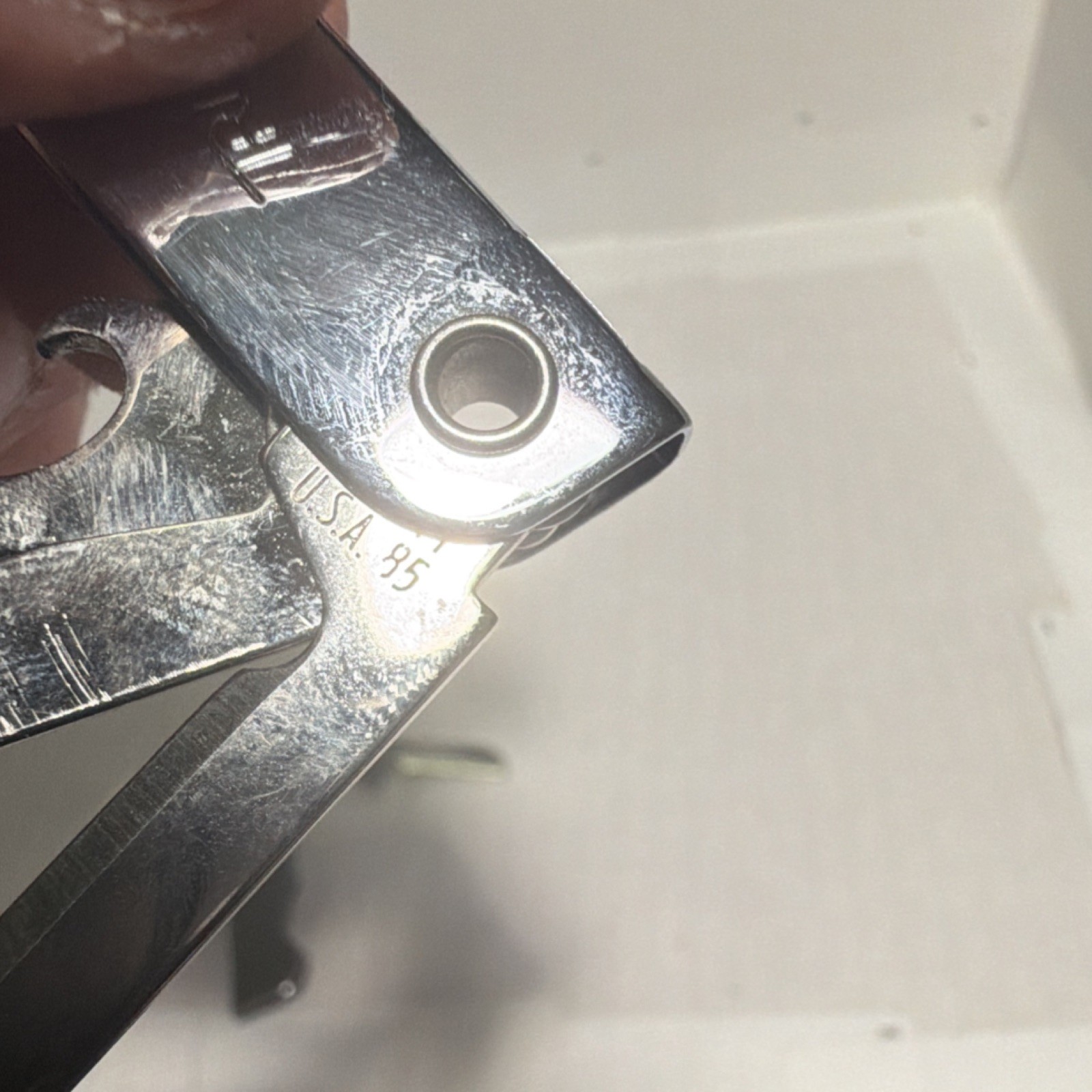 Trim Multi-Tool Stainless Steel Straight Edge Knife File Bottle Opener Silver
