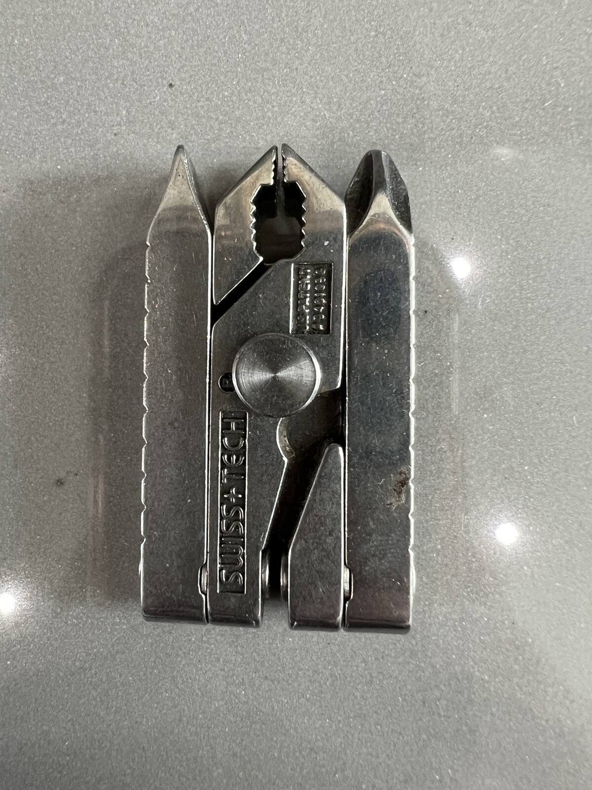 Swiss Tech Folding Compact Pliers & Screwdrivers Pocket Size Outdoors 2” Long