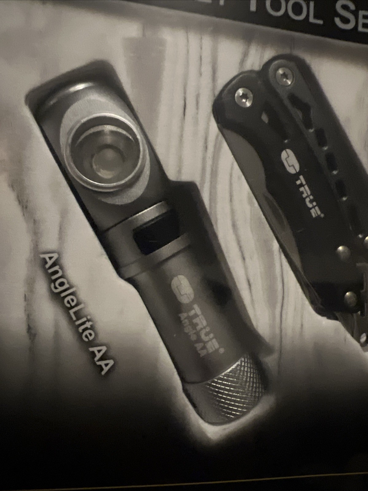 True Utility Jacknife Belt Clip Pocket Knife & Stash Lite Flashlight Combo New