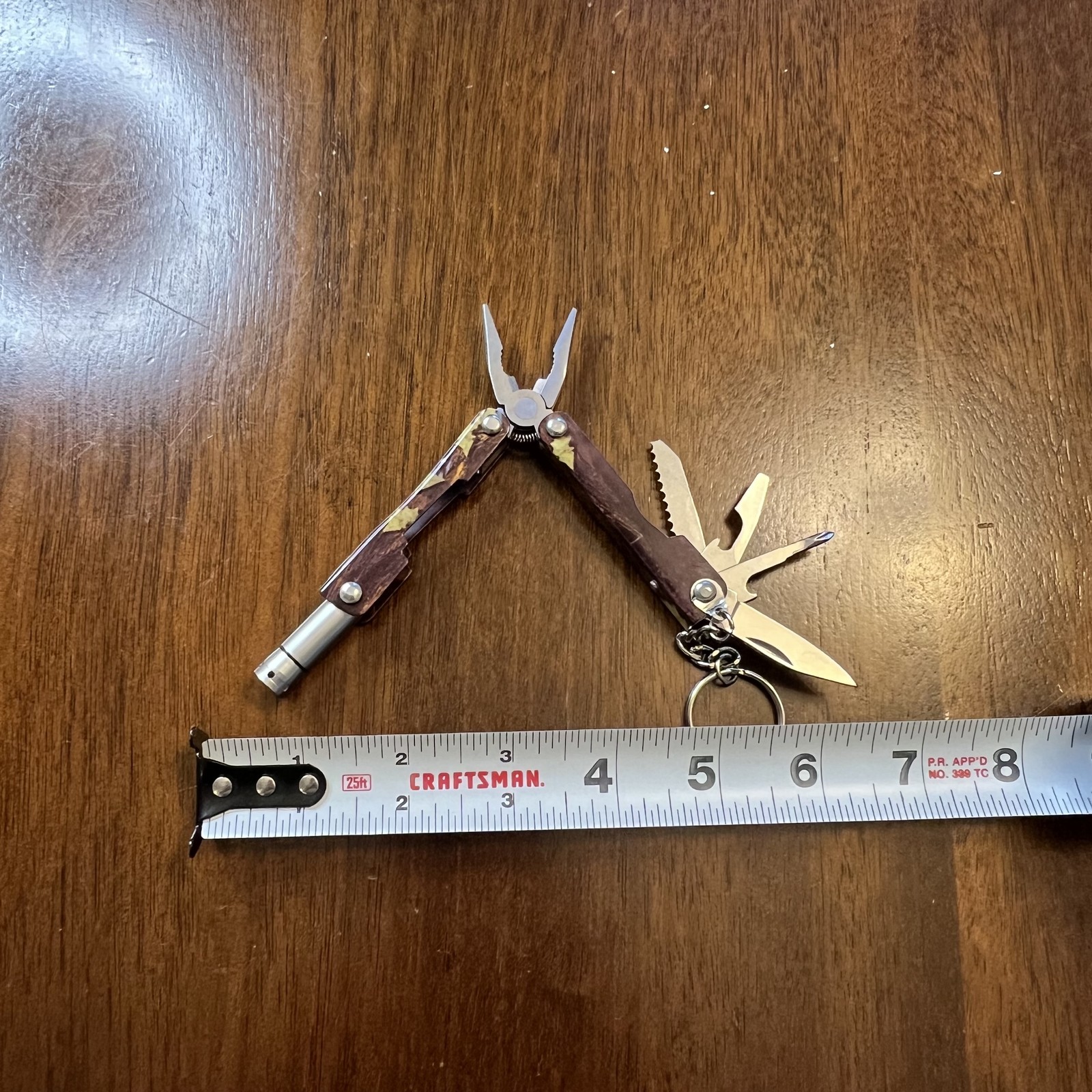 Multifunctional Pocket Tool with Keychain