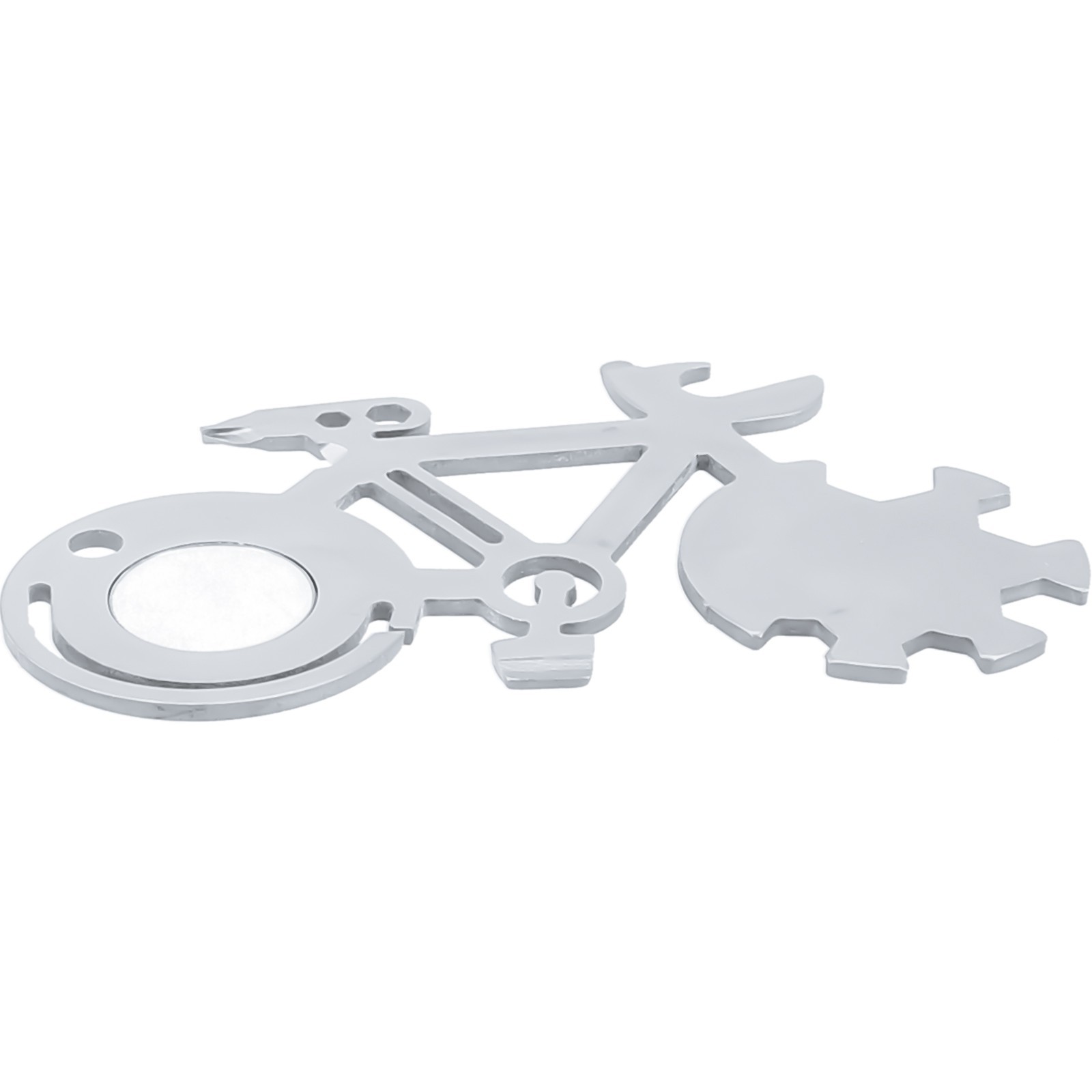 Bicycle Multitool Card Wrenches 14-In-1 Bicycle Silver Stainless Steel
