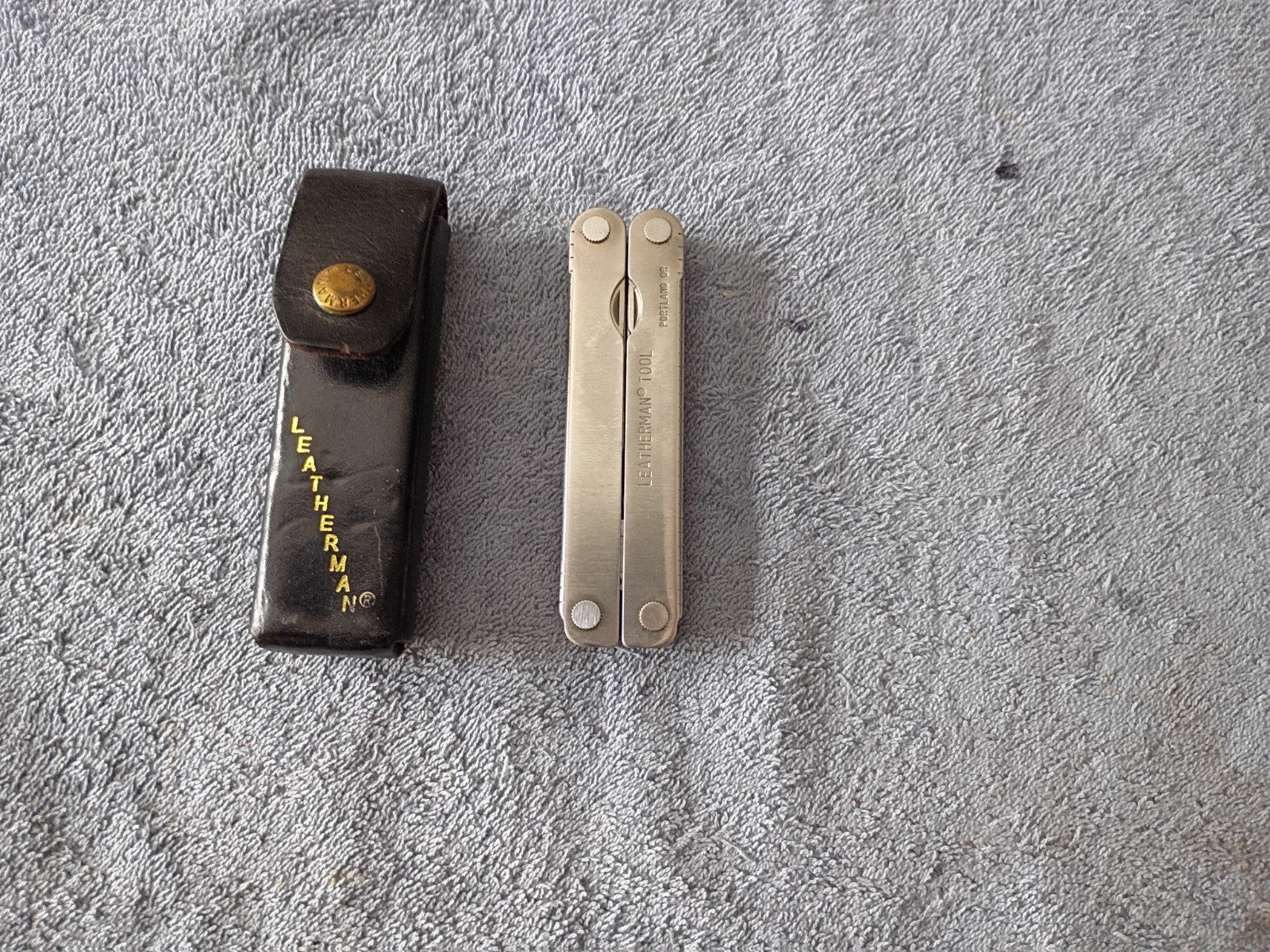 Vintage Leatherman Multi-Tool. Portland, Oregon. Original Leather Case