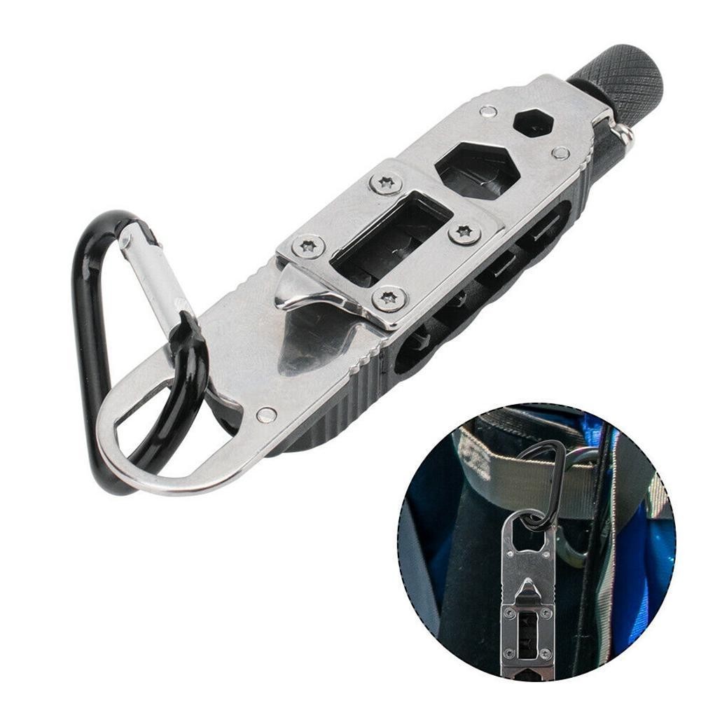 Multifunctional Mini Screwdriver EDC Keychain Portable Steel Repair Tool