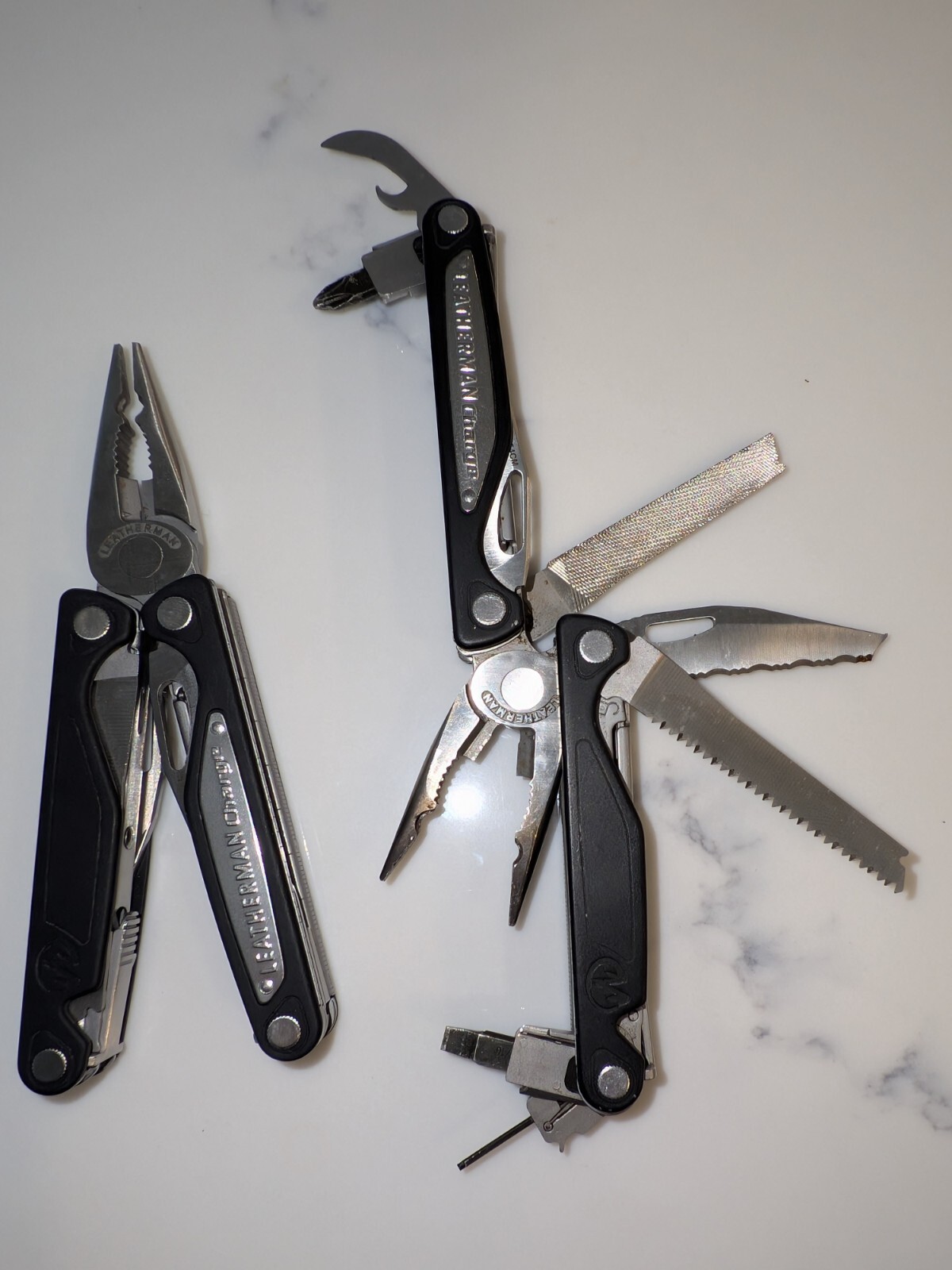 2x Vintage Leatherman Charge Multi Tool Sharp USA Lifetime Warranty