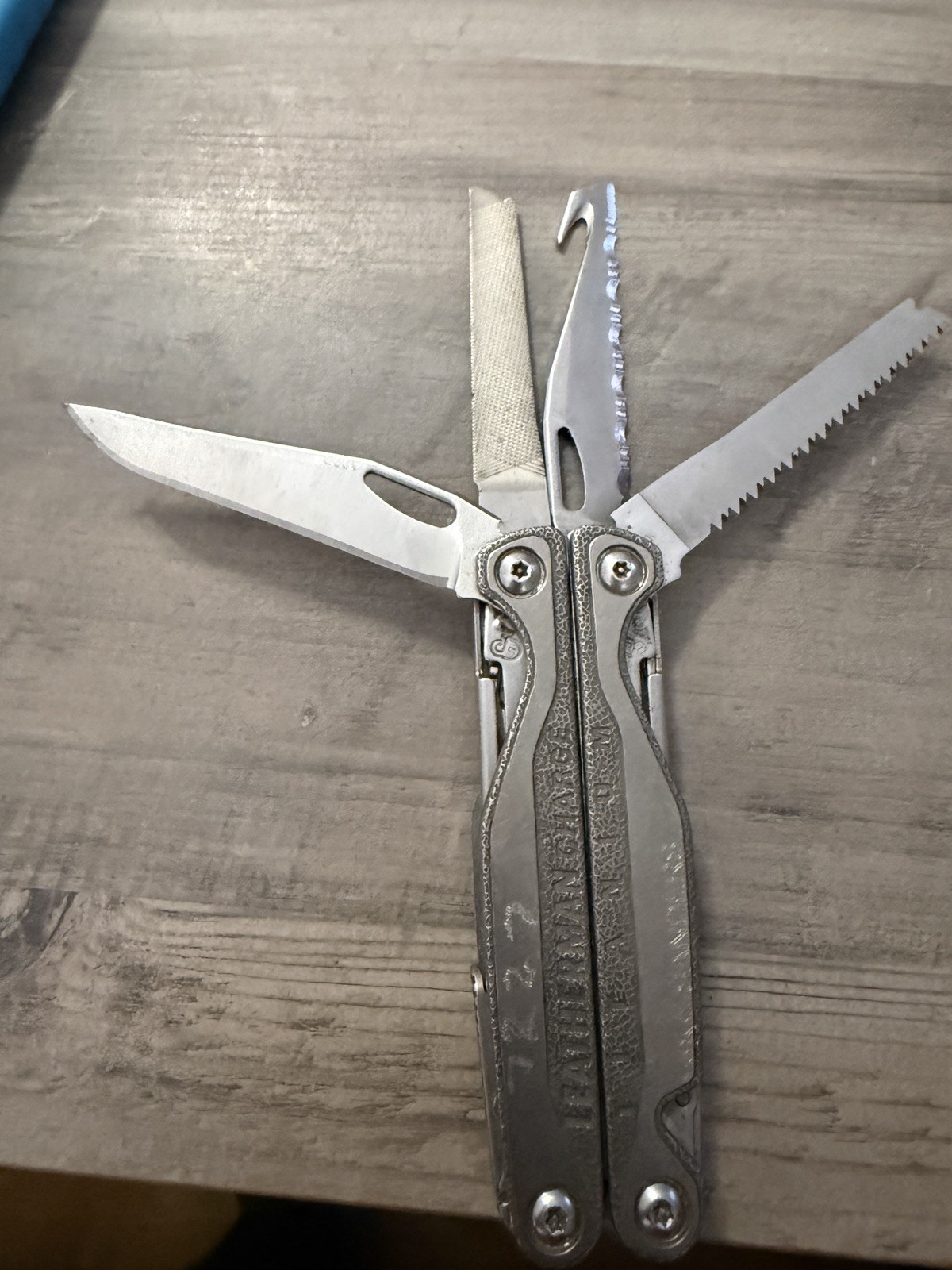 Leatherman Charge Ti Titanium Multi-Tool w/ Pocket Clip Tested Excellent Cond.