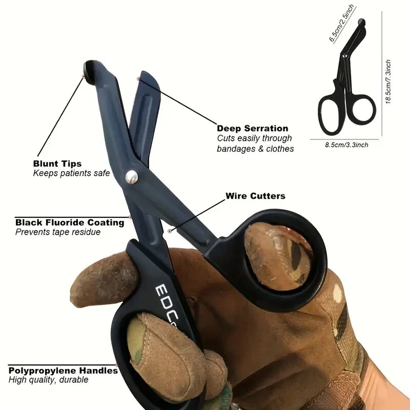 EMT Tactical Rescue Scissors Paramedic Shears New EDC Survival Rescue Tool