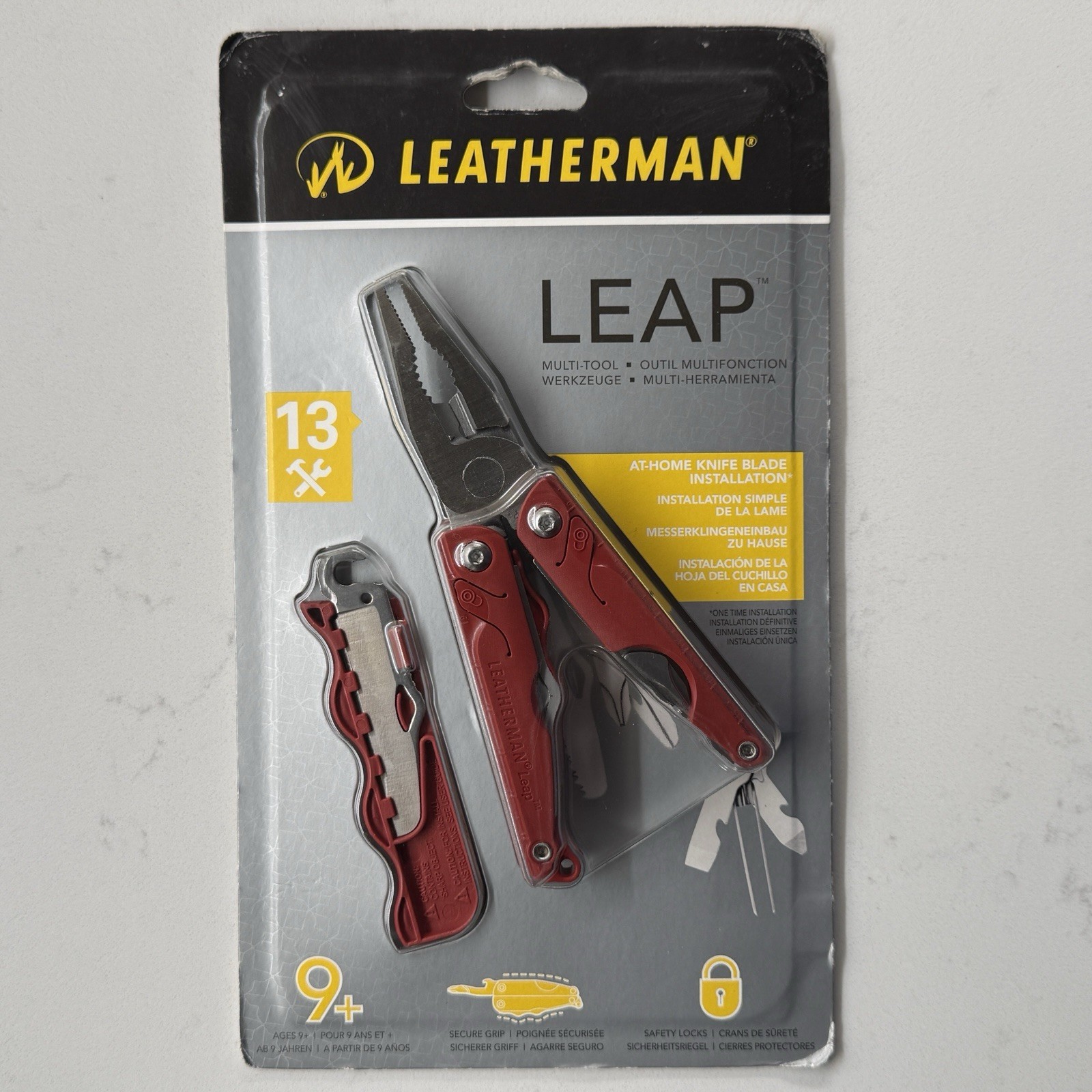 Leatherman Leap Red multitool. Sealed in blister. Discontinued