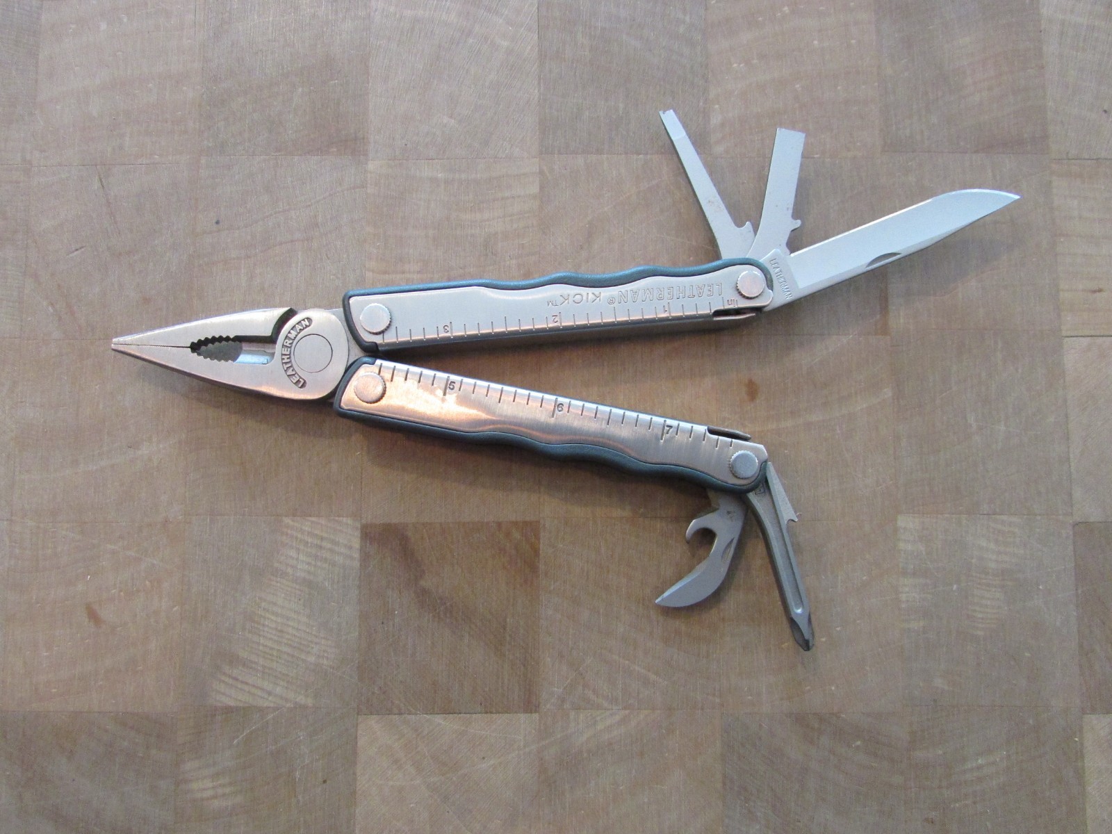3 PCS. VINTAGE LEATHERMAN SUPER TOOL, KICK & MICRA Multi-Tools Good Cond.