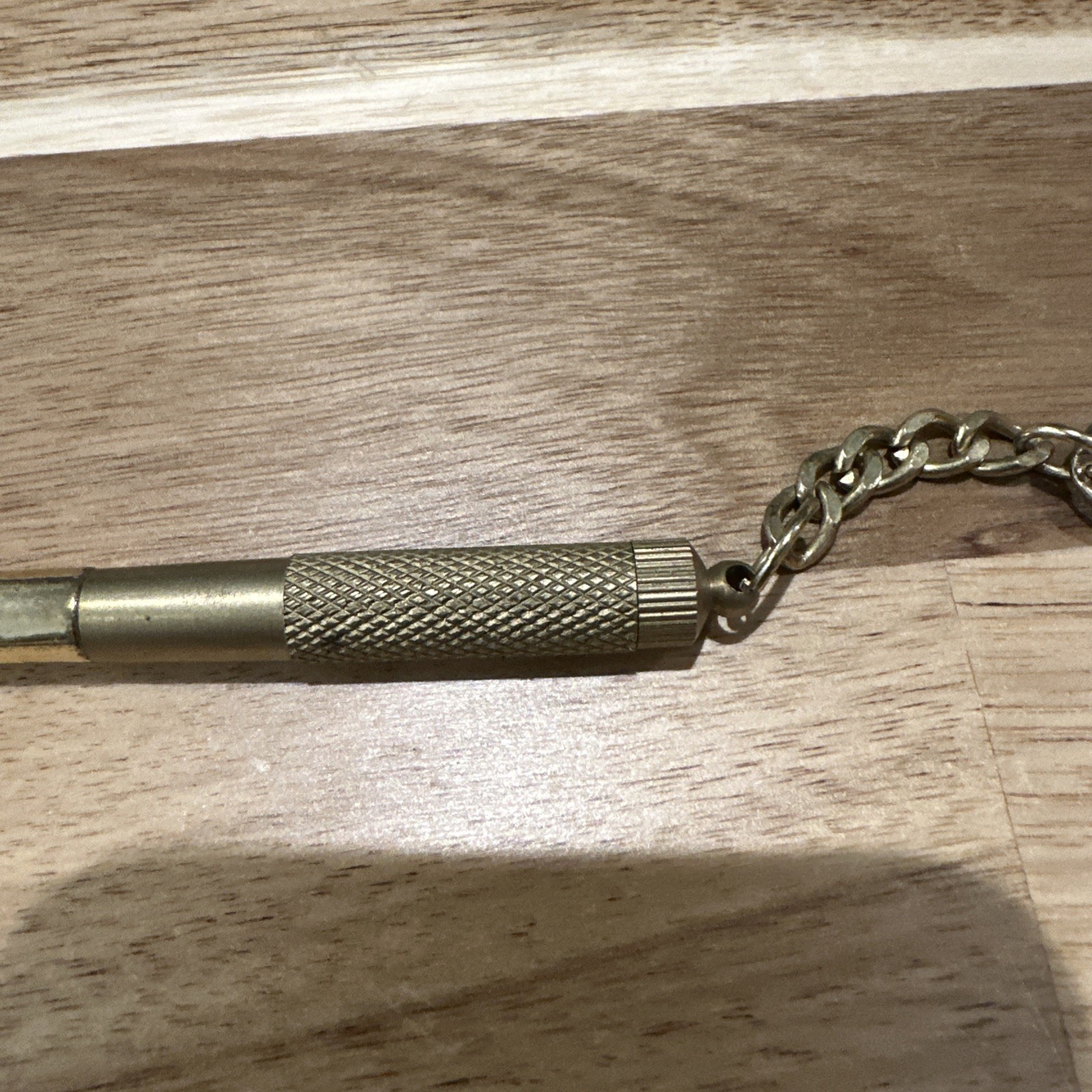 Vintage Tennis Racket Keychain Screwdriver Set 3 Interchangeable Bits w/ Box