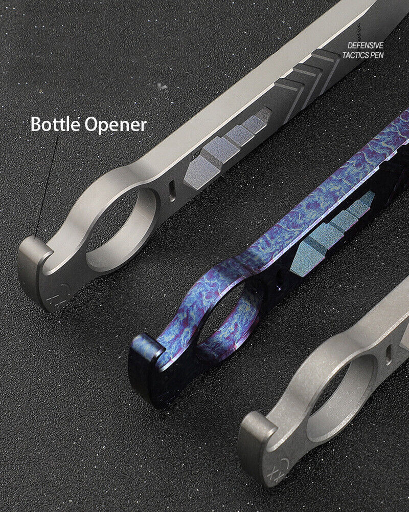 New EDC Titanium Alloy Tactical Crowbar Multi Tool Outdoor Pry Bar Opener Wrench