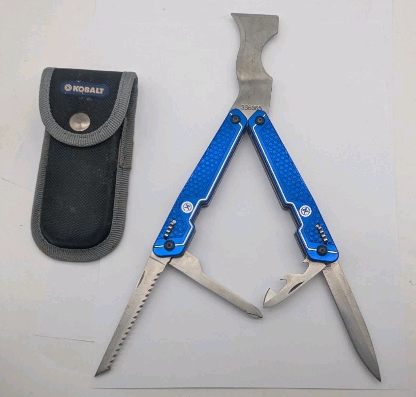 KOBALT MULTI TOOL PUDDY SCRAPPER KNIFE PAINTERS MECHANIC DISCONTINUED PRE-OWNED