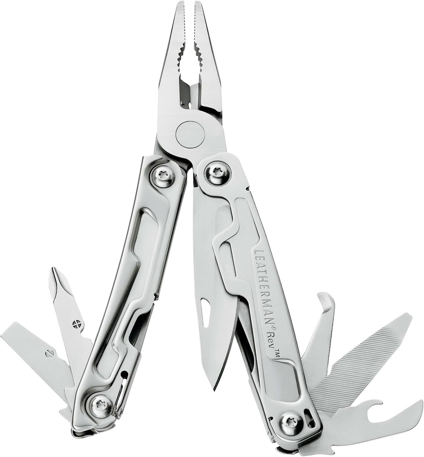 LEATHERMAN, Rev Pocket Size Multitool with Package Opener and Screwdrivers, Stai
