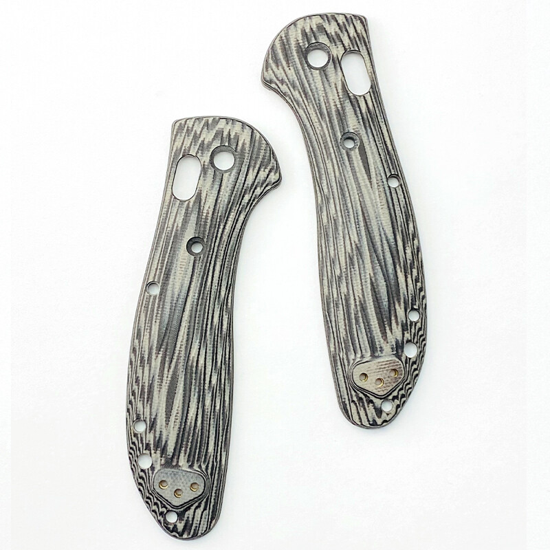1 Pair G10 Handle Scales+Supporting Shafts for Benchmade Griptilian 551/550
