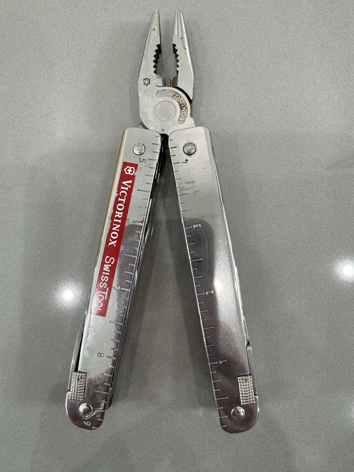 Vtg Victorinox SwissTool Pat Pend Swiss Army Knife Multi Tool Plier