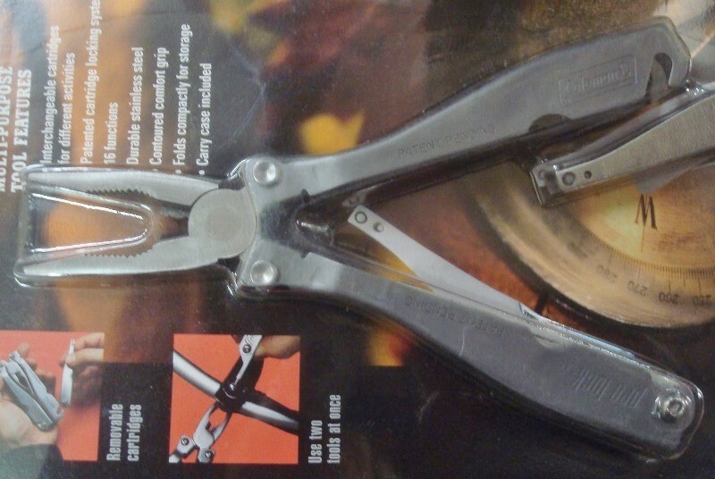 1 VINTAGE COLEMAN MULTI TOOL NEW in ORIGINAL FACTORY PACKAGING, with CARRY CASE