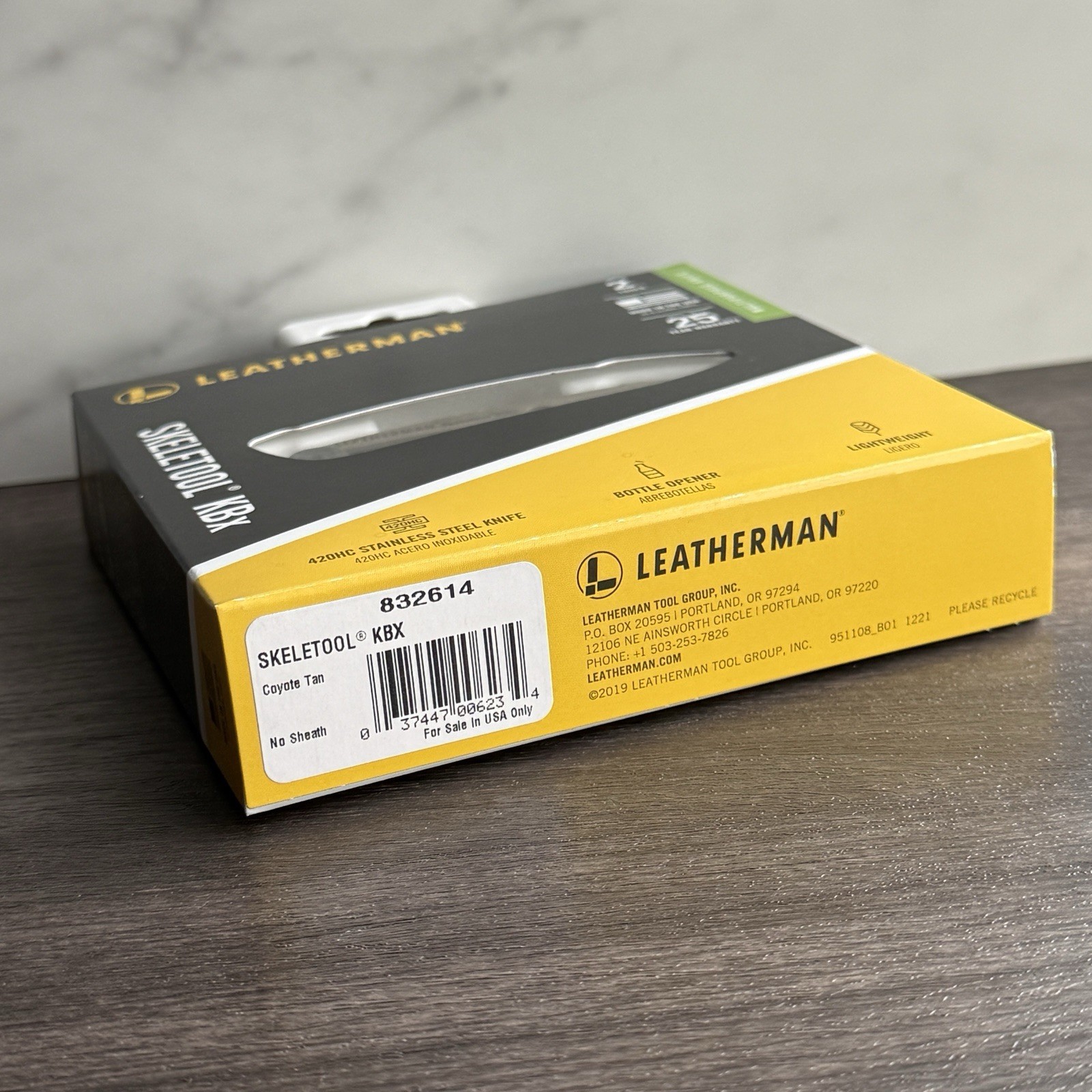 Leatherman KBX Coyote Tan / Black. Factory SEALED Rare w/Display Window