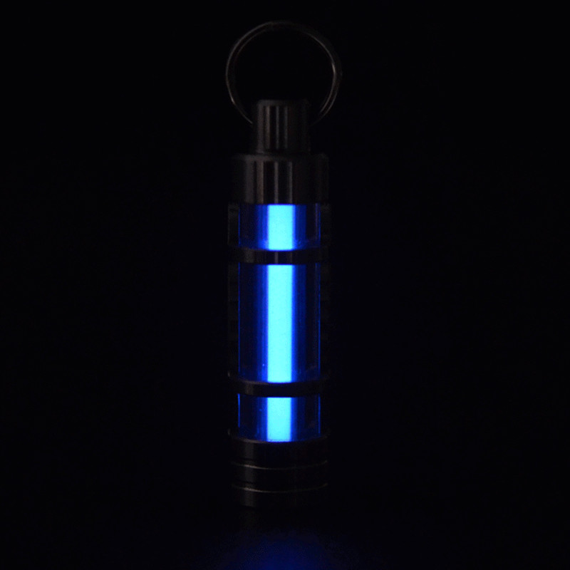 3×22.5mm Glass Tube W/ Titanium Enclosure Night Luminous 25 Years Lamp Tube 1pc
