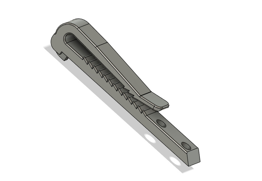 Pocket clip for Gerber Armbar EDC pocket knife – GREY (not for slim series)