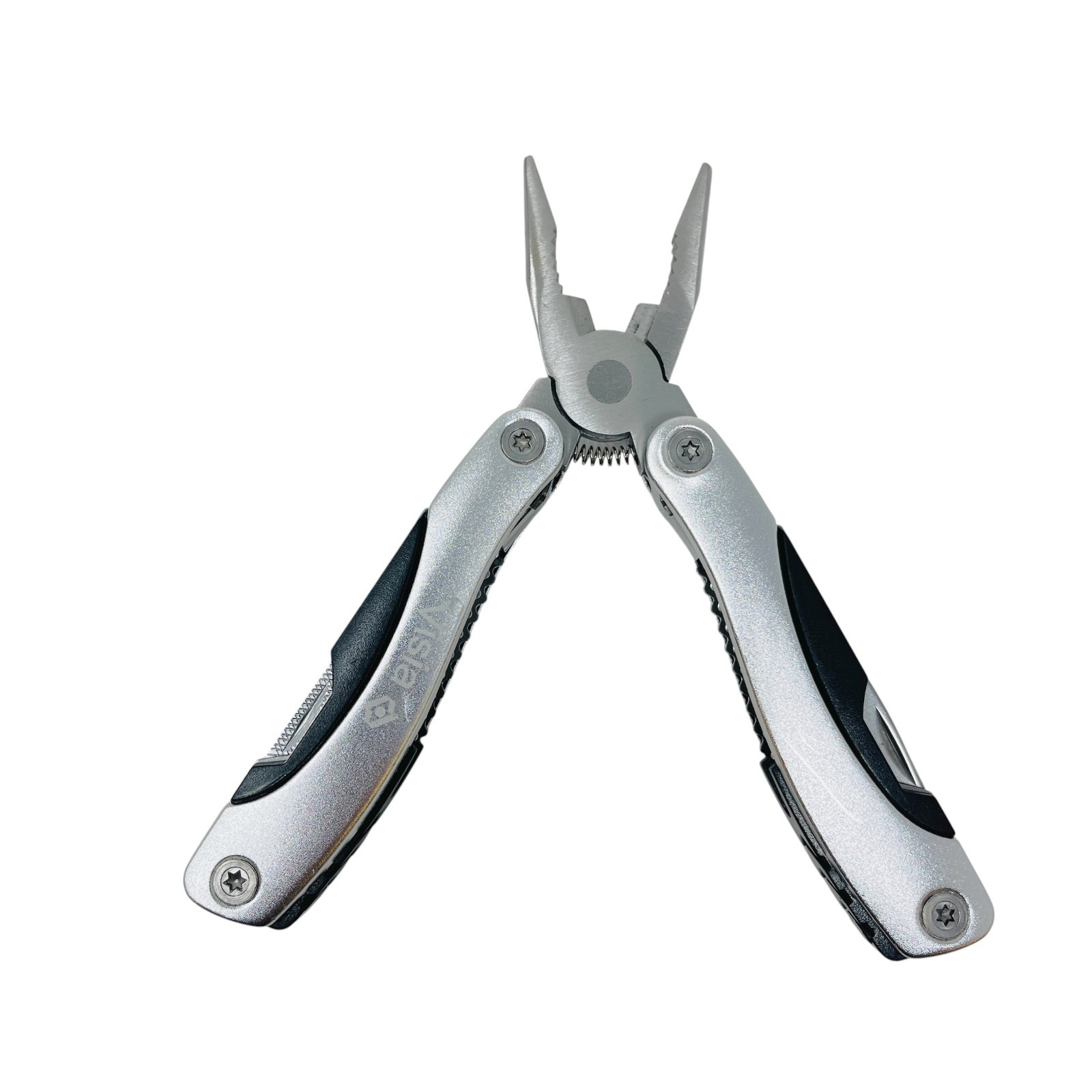 Visia, Unbranded Multi-Tool Lot Pliers Flashlight Tool EDC, Stainless, 3 Pieces