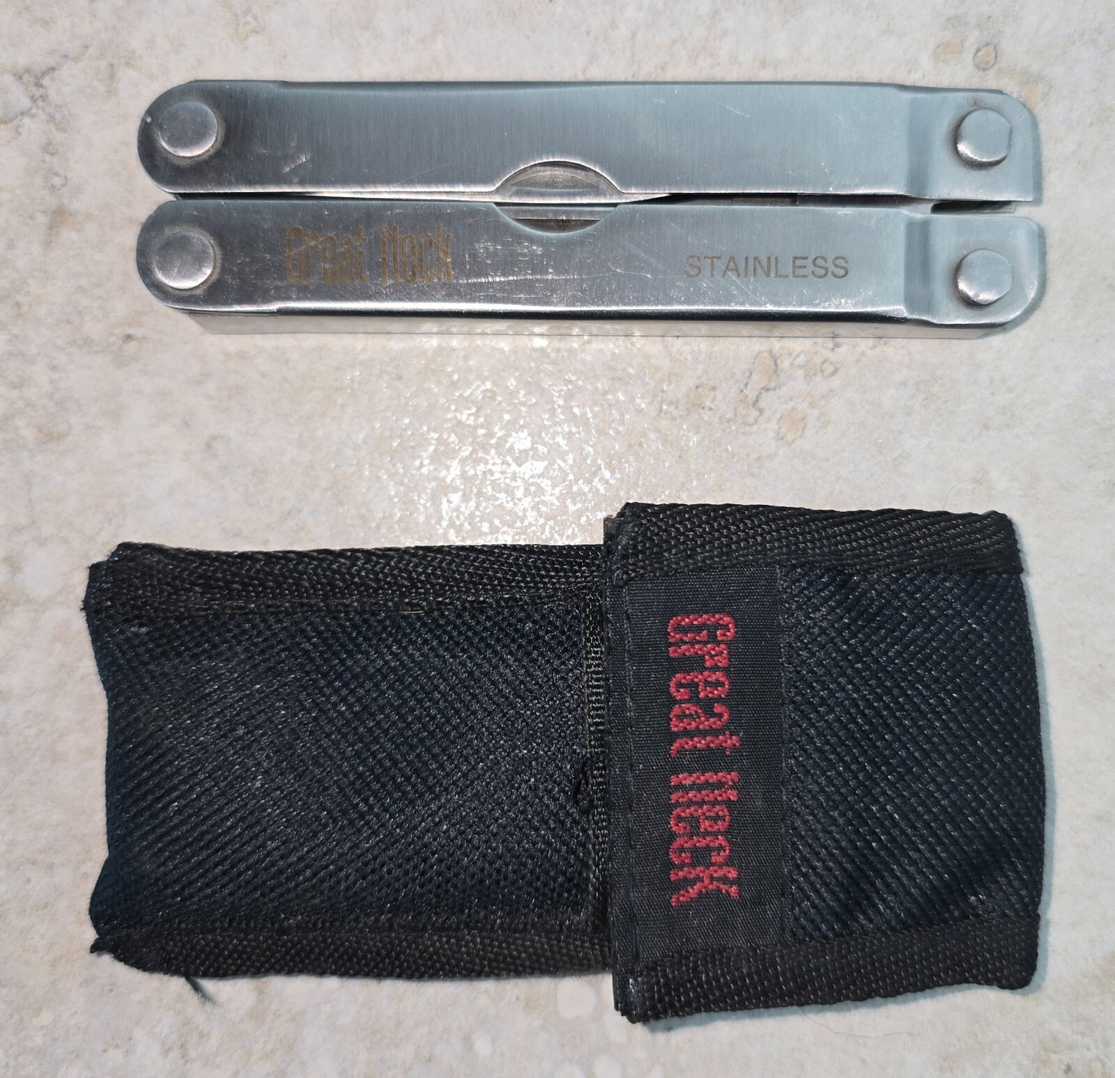 Great Neck Multi Tool – Multiple Knife Blades & Pliers With Carry Case