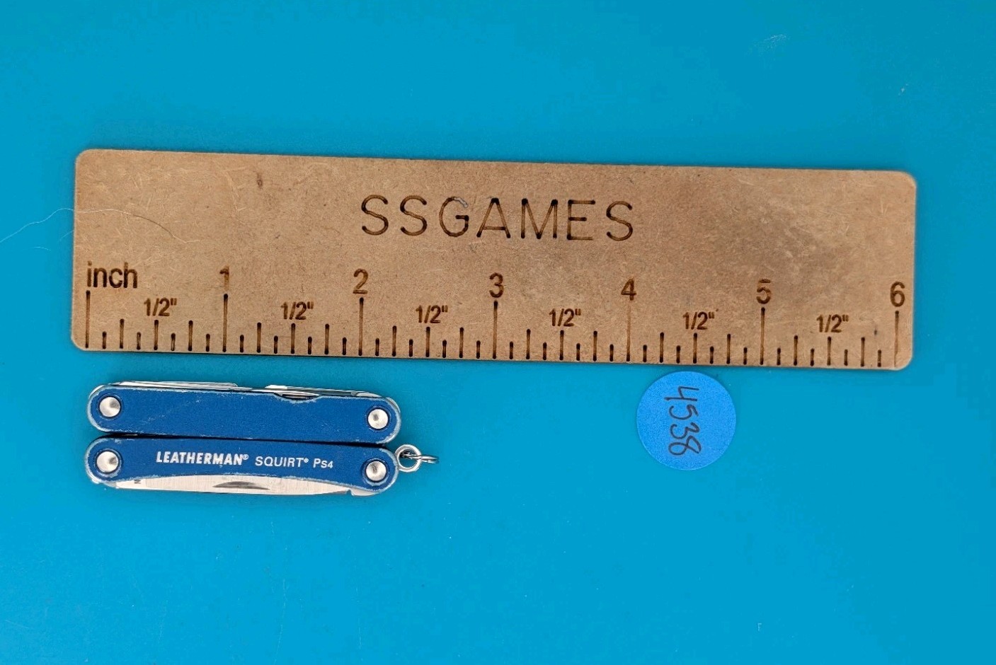 Leatherman SQUIRT PS4 Multi-Tool With Pliers Scissors Knife BLUE!