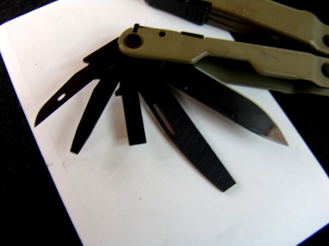 LEATHERMAN REBAR-COYOTE TAN-MULTI TOOL & MICRA-EXCELLENT-BOTH W/ POUCHES-LOT- 2
