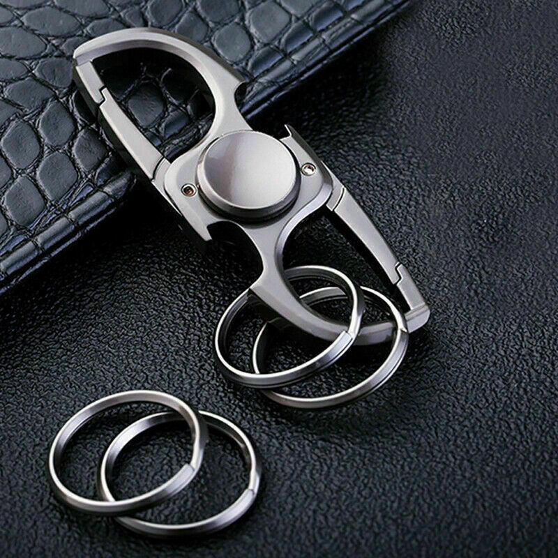 New EDC Zinc Alloy Fingertip Gyro Toy Bottle Opener Keychain Creative Multi Tool