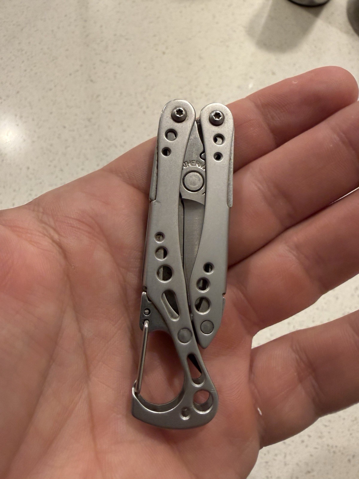 LEATHERMAN STYLE CS MINI SCISSORS MULTI TOOL KNIFE & BOTTLE OPENER 831207