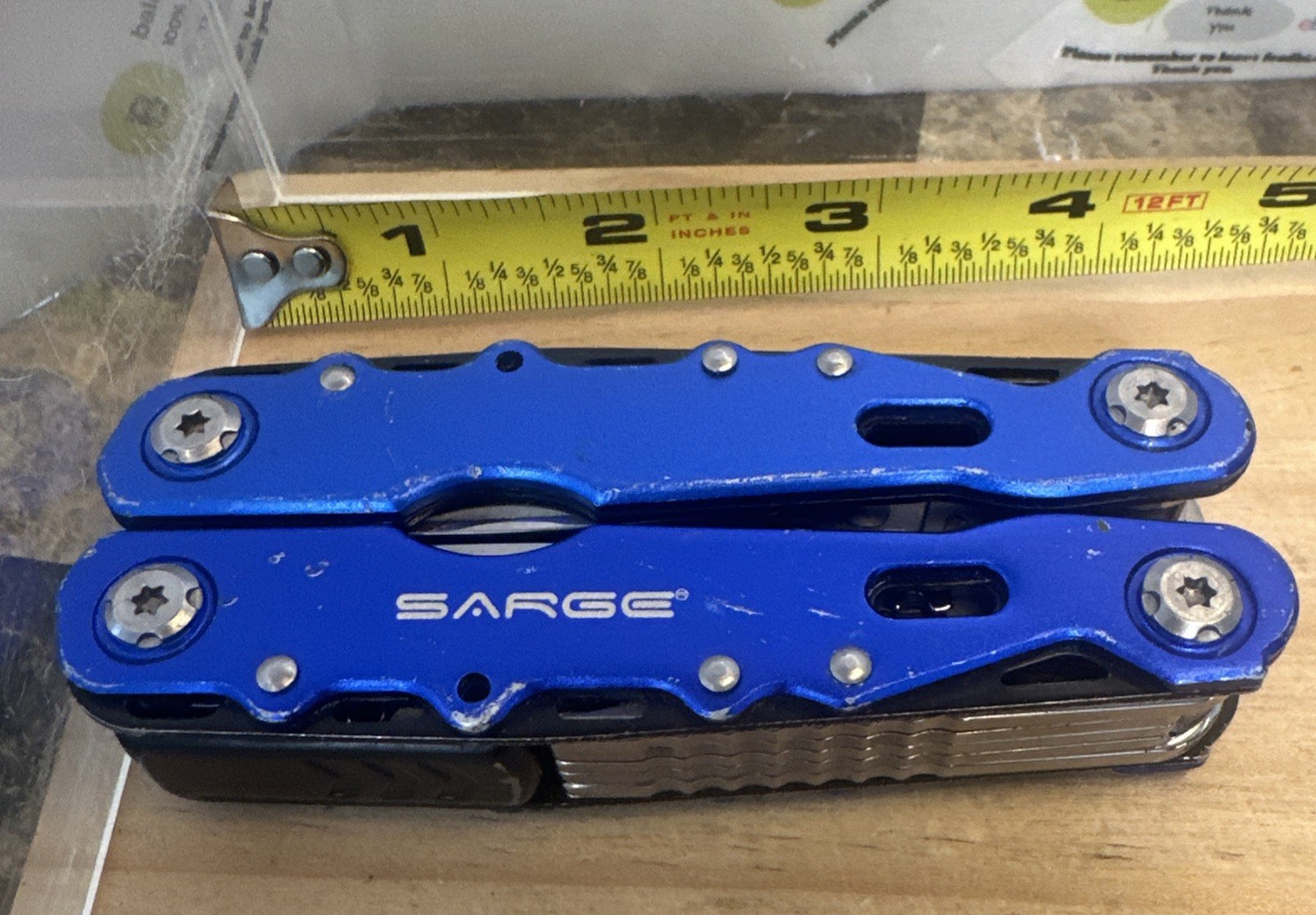 Sarge Blue Force Multi-Tool 4.25” Closed
