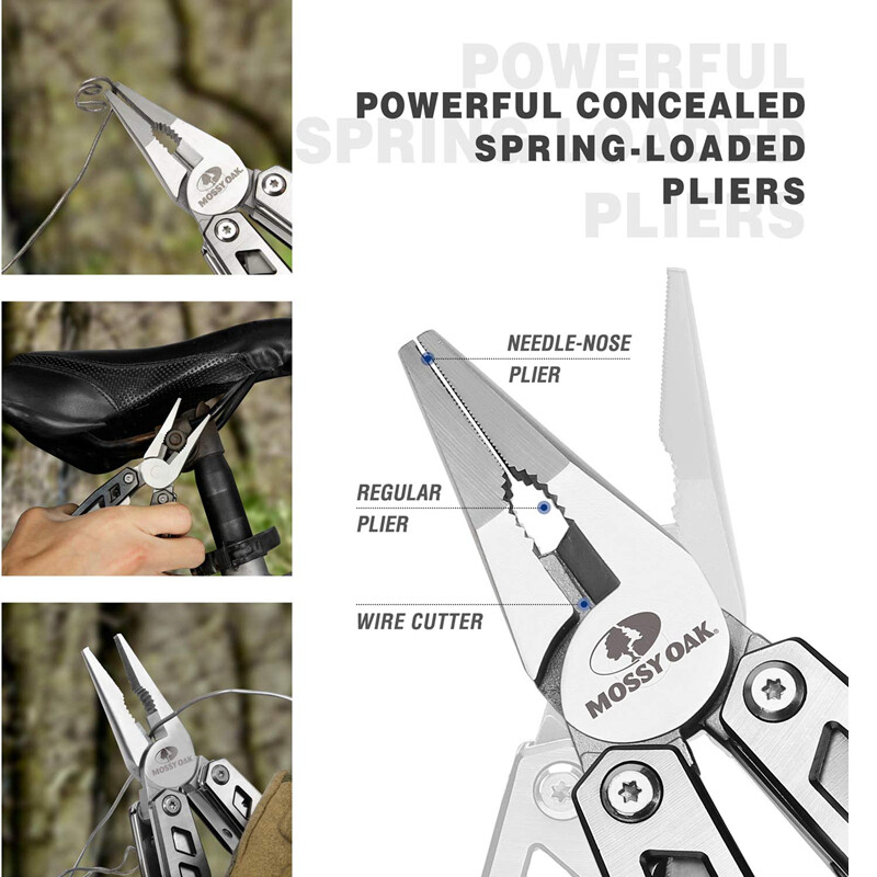 15 In 1/21-in-1 Multitool Stainless Steel Multi Tool Pocket Knife Plier Tool NEW