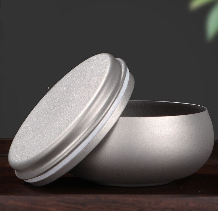Pure Titanium Container Can Pill Case Holder Box Tea Storage Jar EDC Waterproof