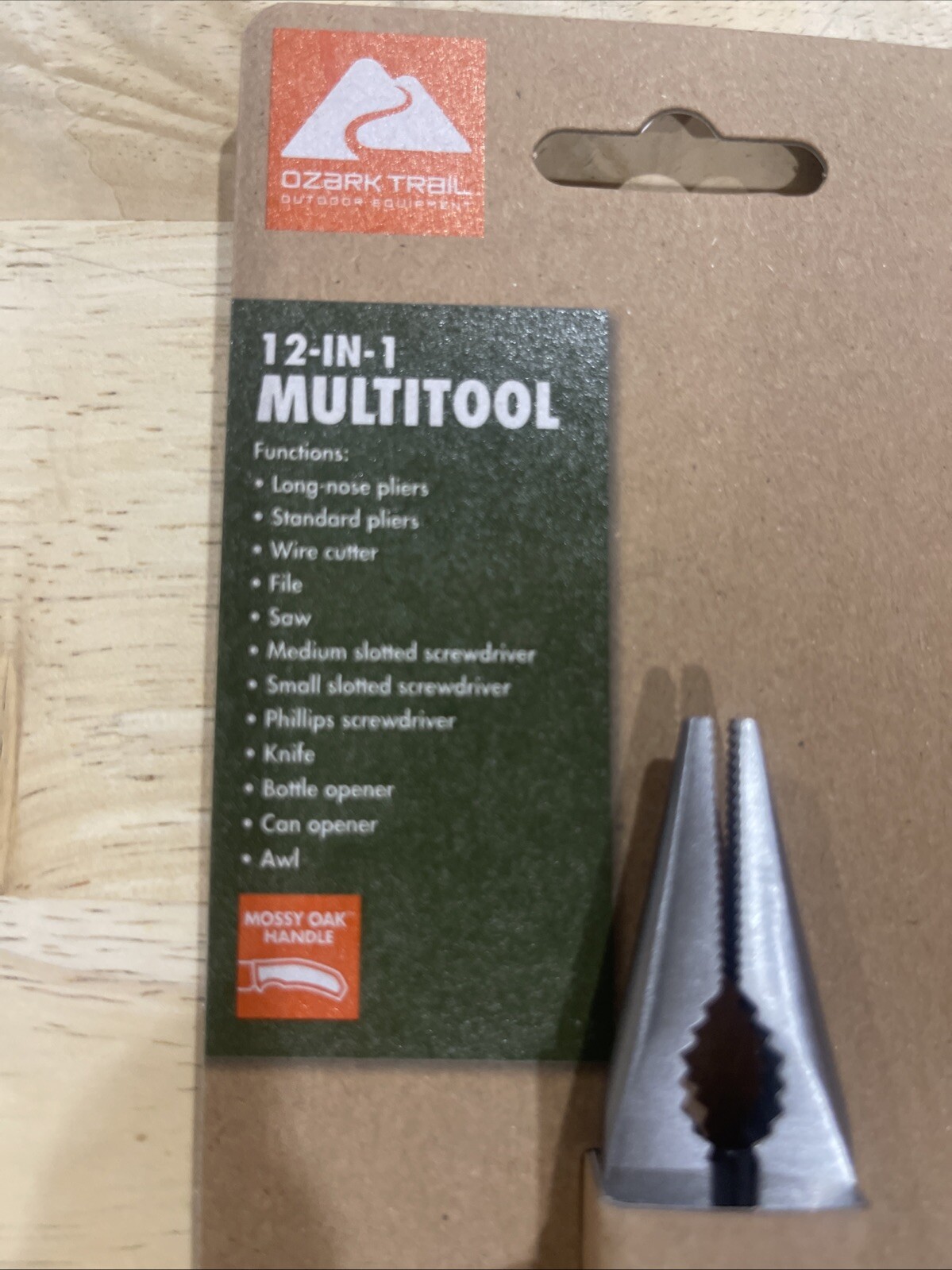 Ozark Trail Camo Multi-Tool 12-in-1, Stainless Steel NEW