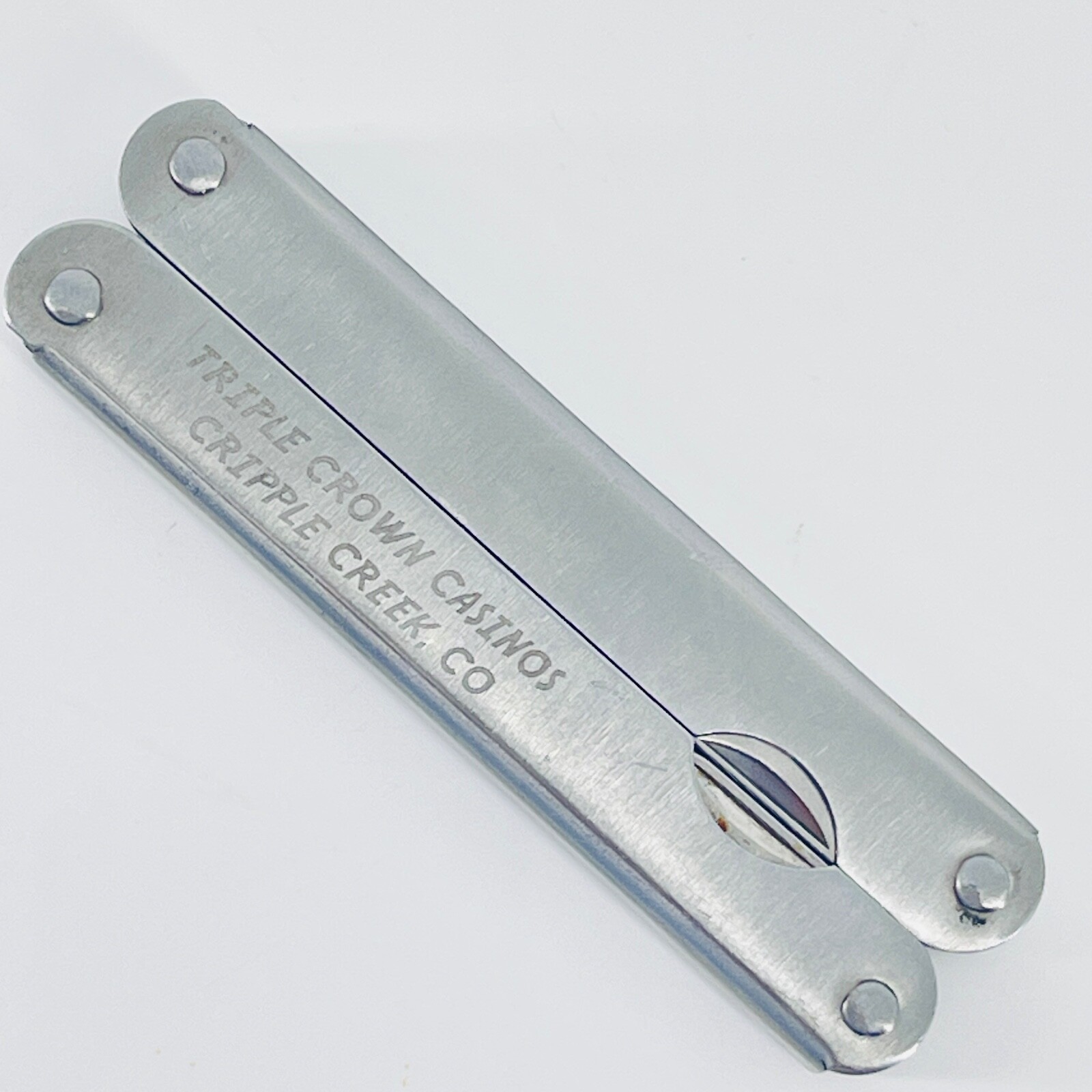 Triple Crown Casino Cripple Creek Casinos silver tone 7 Blade Multi Tool