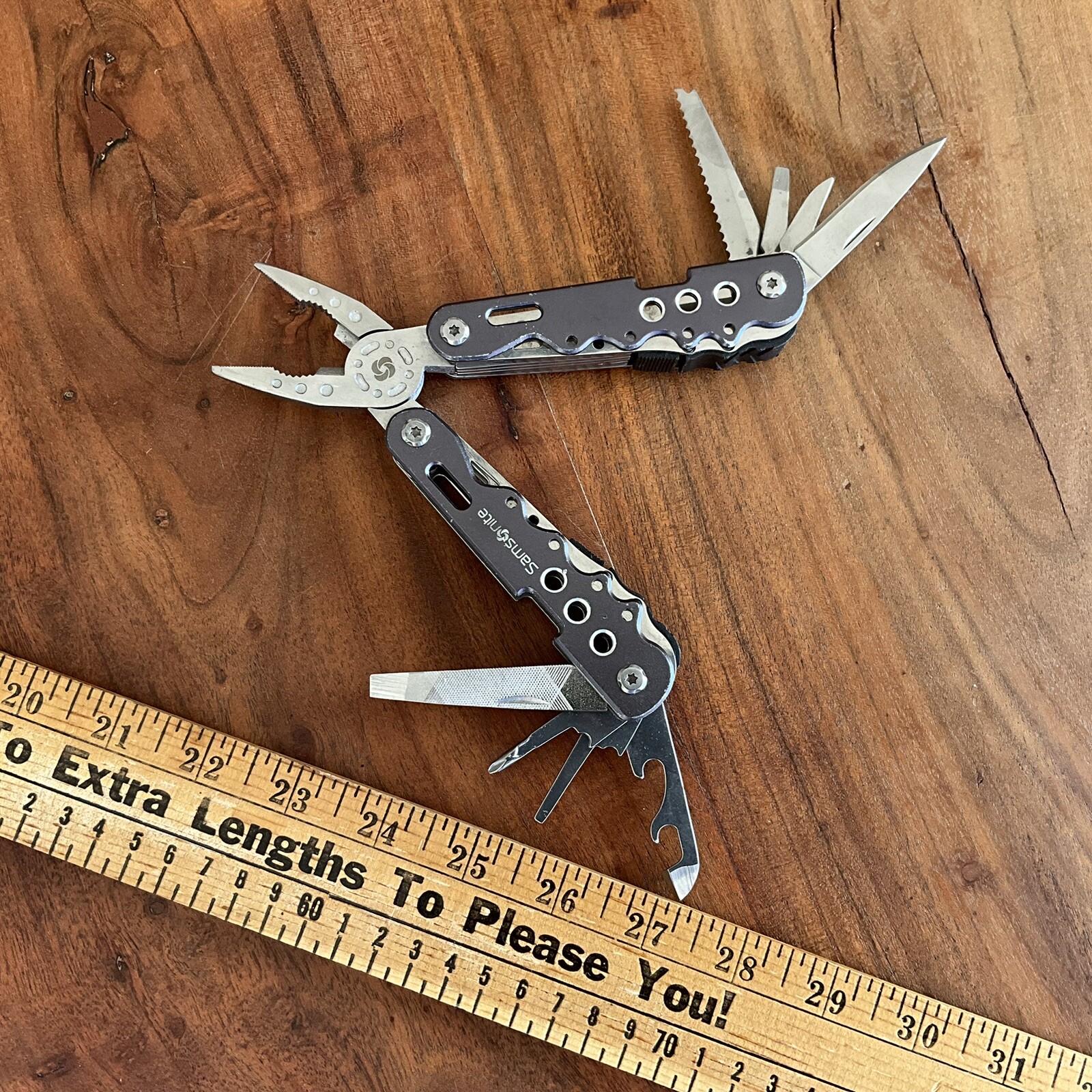 Samsonite 12-in-1 Multi Tool Pliers File Bottle Opener Screwdrivers and More
