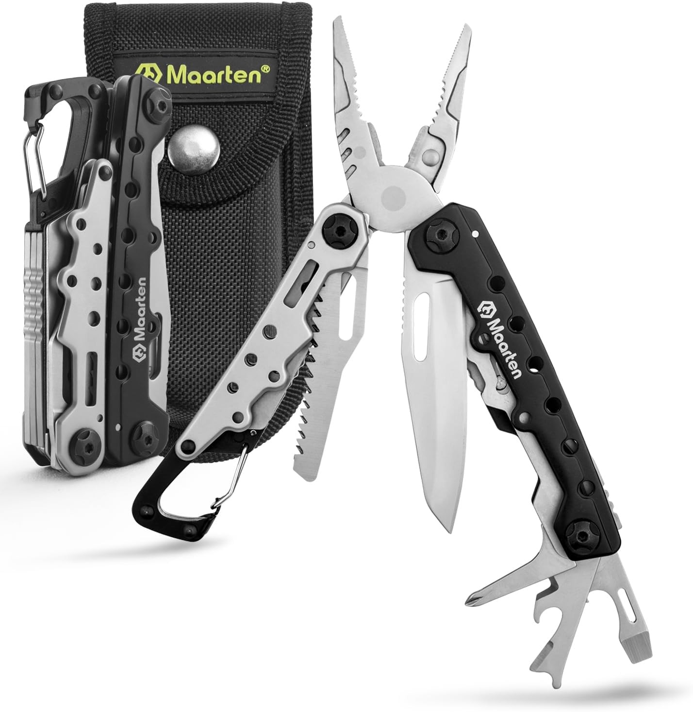 Lightweight Multitool Pliers 11 in 1 Suspension Multi-Plier W/ Carabiner