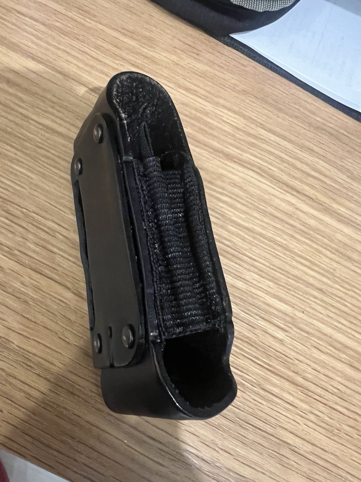 OEM Black Leather Sheath for Leatherman WAVE