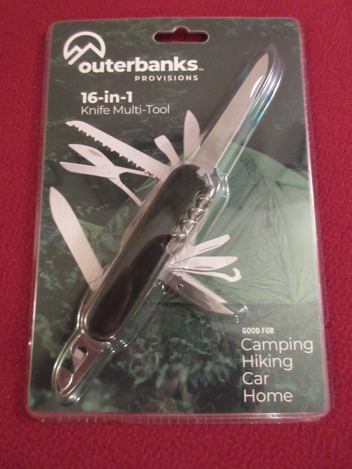 16 In 1 Pocket Knife Multi-Tool Outerbanks Camping & Hiking Etc….