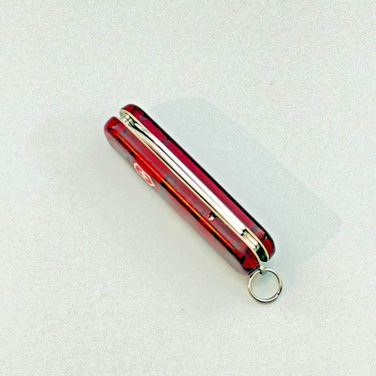 Tranparent Red Swiss Army Knife /Swiss Signature Lite/ Red LED