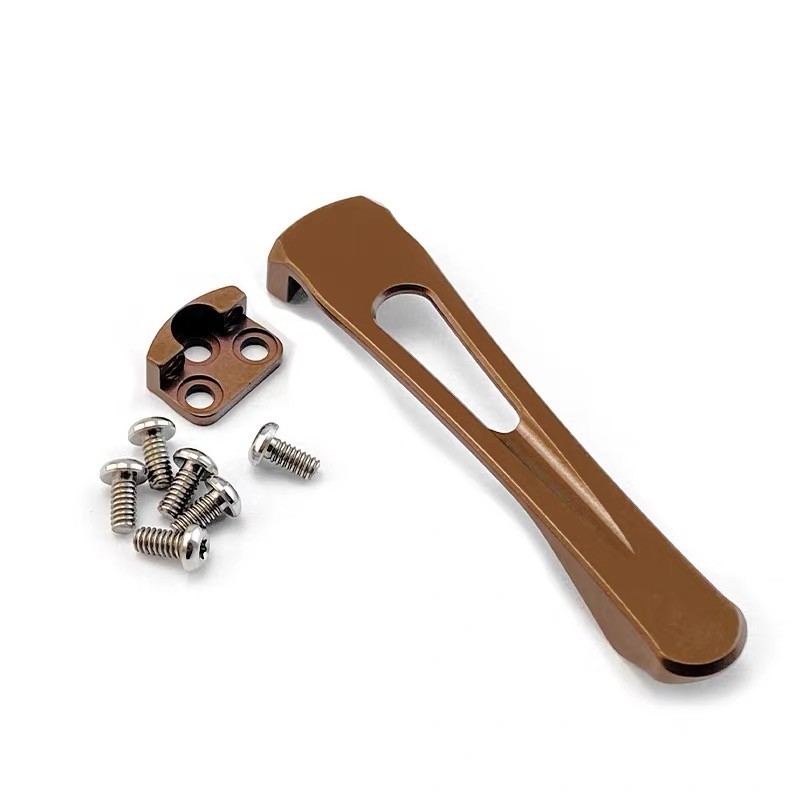 Titanium Pocket Clip for Spyderco C81 / C223 Knife Replacement Clip