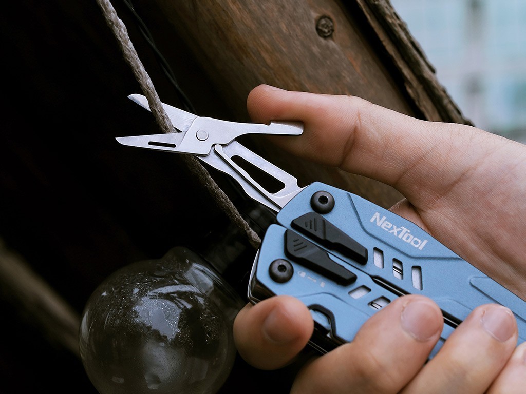 NexTool Sailor Pro Multitool Essential Tools With Blue-Gray Stainless Handles