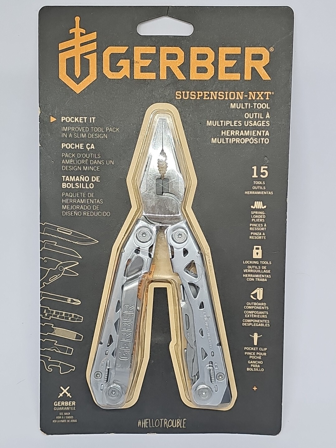 Gerber 31-003634 15 in 1 Multi-Tool w Pocket Clip, Spring Lded Pliers And MORE!!