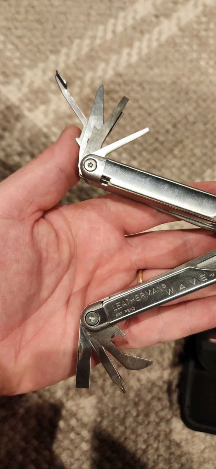 Early Leatherman Wave With Sheath